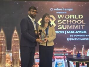 Making a Difference: LSL Awarded ‘Best Social Impact School’ at World School Summit 2026 20260124_115038